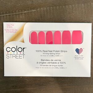 Color Street Pink Nail Polish Strips- Watermelon Session